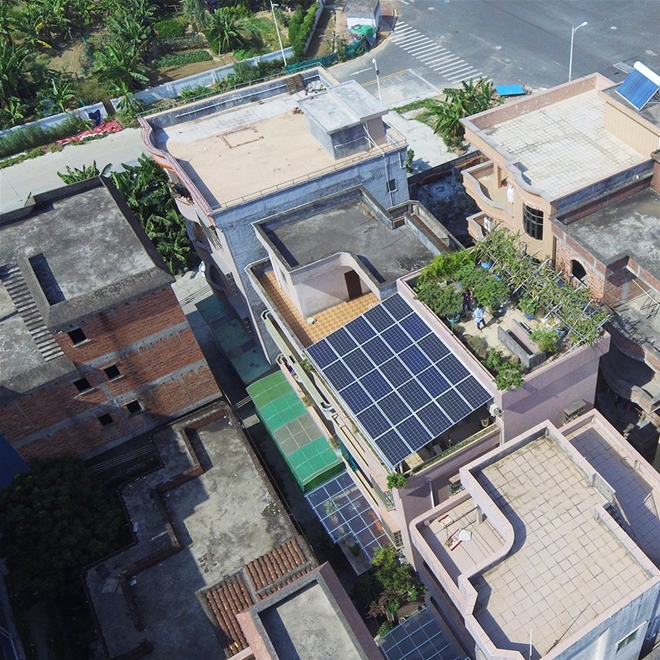 石碣7.125KW居民光伏發(fā)電項目